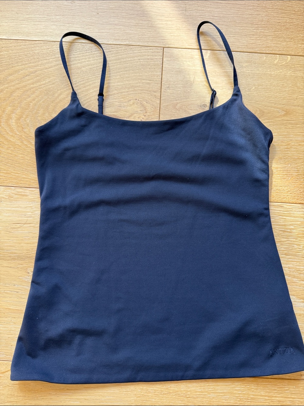 Aritzia Black Slim Spaghetti-Strap Tank Top